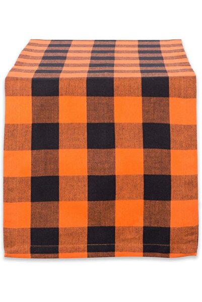 DII Buffalo Check Collection, Classic Farmhouse Table Runner, 14x72, Pink & W...