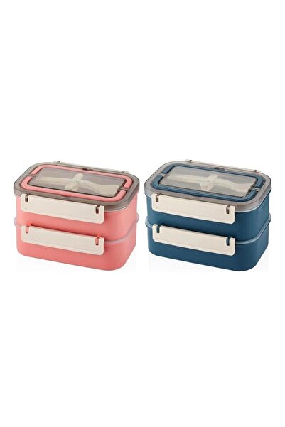 Vagon Vagonlife 3 Compartment Steel Storage Container 1600 ml Leakproof Lunch...