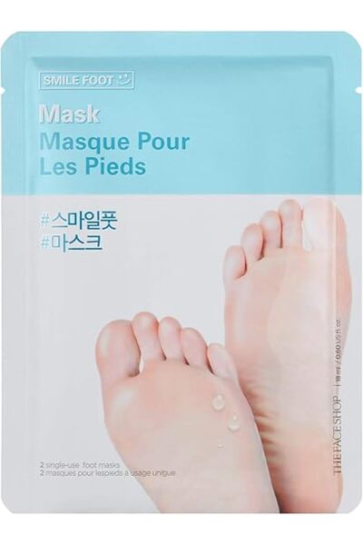 The Face Shop THEFACESHOP Smile Foot Mask, Moisturize and Remove Dead Skin