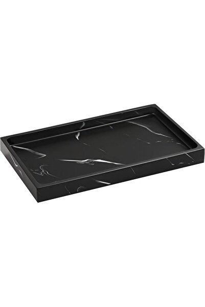 Luxspire Bathroom Vanity Tray, Resin Dresser Jewelry Ring Dish Tank Storage K...