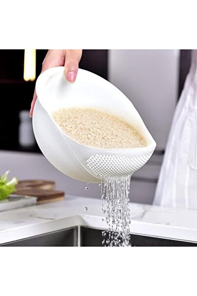 GENERAL مصفاة لغسل الأرز، وعاء تصريف الأرز للمطبخ، وعاء تنظيف الأرز، منظم وعا...