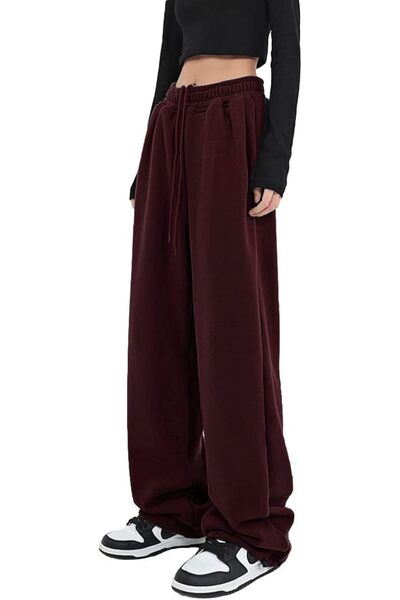 GENERAL Womens Wide Leg Sweatpants Casual Loose Yoga Pants Comfy Lounge Jogge...