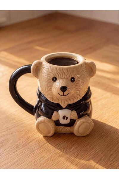 LC Waikiki Mixed Teddy Bear Printed Porcelain Mug 400 ml (W6)
