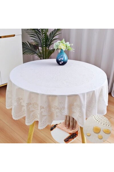 Generic Brand Waterproof, oil-proof, and heat-resistant tablecloth—an easy-ca...