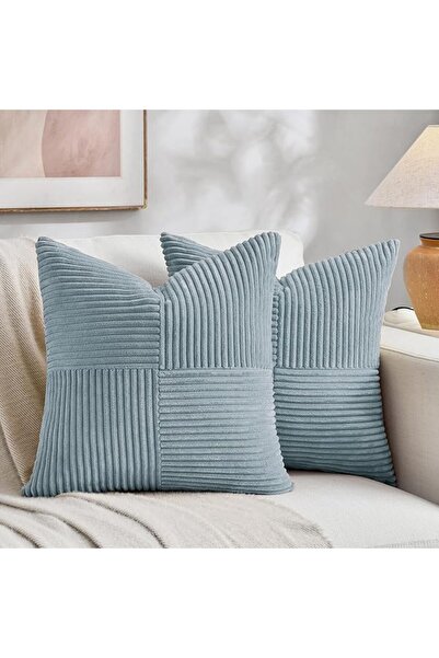 Fancy Homi 2 Packs Rust Boho Decorative Throw Pillow Covers 18x18 Inch for Co...