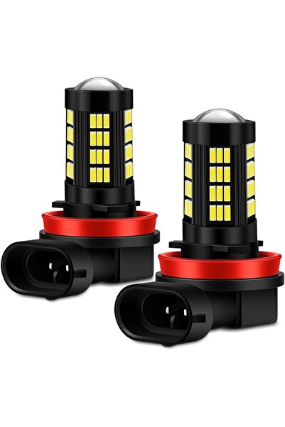 wisfunlly مصابيح ضباب LED طراز H11/H8/H16، مصابيح أمامية LED بـ 66 رقاقة SMD ...