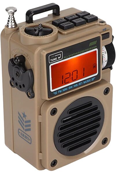 GENERAL Portable FM Radio, Multifunctional Digital Speaker Music Player FM Ra...