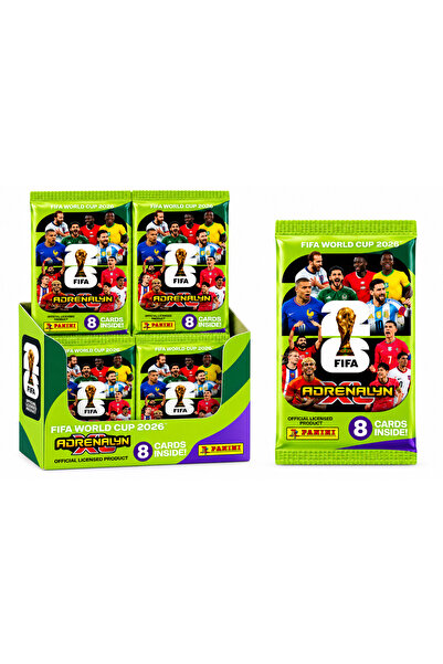 Panini FIFA World Cup 2026 Adrenalyn XL Tekli Kart Paketi (8 Kart)
