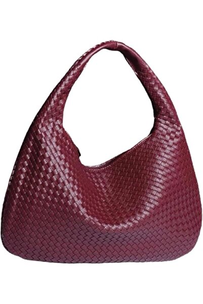 GENERAL Woven Bag Leather Hobo handbags for Women, Top-handle Shoulder Tote B...