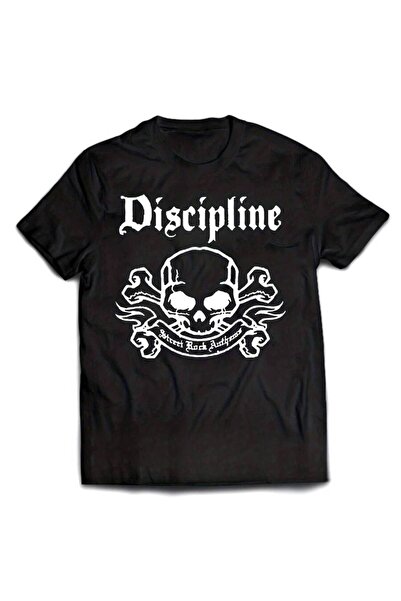25W تي شيرت رجالي كلاسيكي مطبوع من Discipline 4، مريح وقابل للتنفس