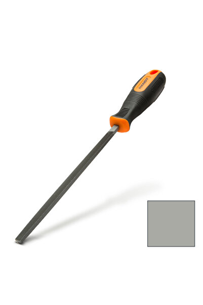 Alista Home Square file for metal, 200 mm with ergonomic handle, double cut, ...