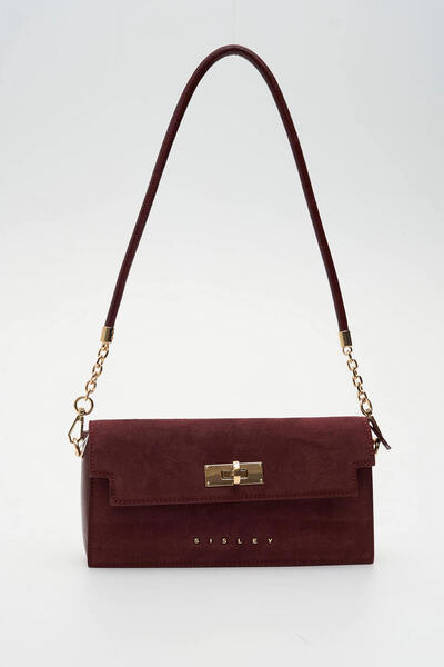 Sisley KADIN KOL ÇANTASI BORDO SLY487