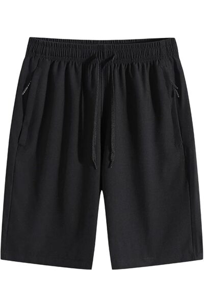 GENERAL Men's Gym Shorts with Zippered Pockets, Quick Dry Running Athletic Sh...