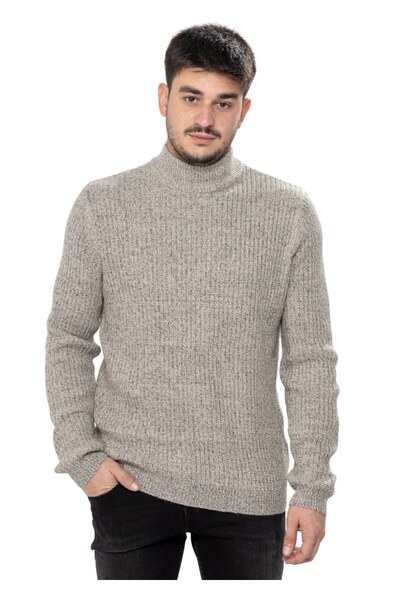 Only & Sons Malaki Πλεκτό Ζιβάγκο 22027148 - Silver Lining - xl
