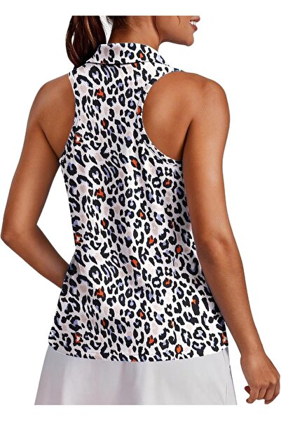 GENERAL PINSPARK Womens Golf Shirt UPF 50+ Sleeveless Collared Shirts Quick D...