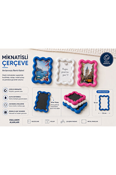 Generic Brand Magnetic Decorative Frame Set of 3