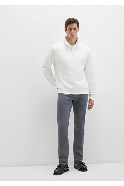 Mavi M0042290683 Jake Sisli Gray Gabardine Jean Trousers Men's Jeans Pants Gray
