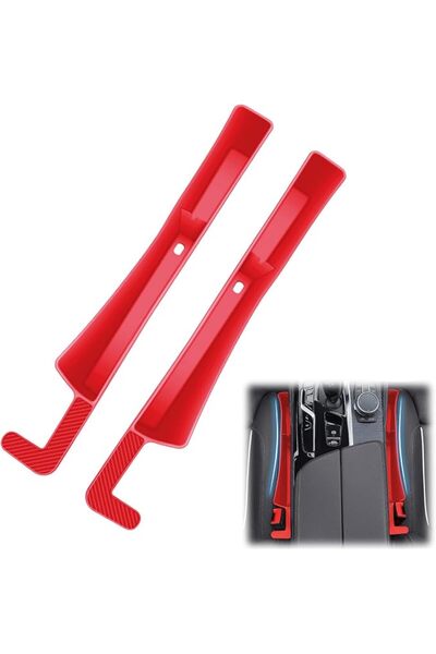 GENERAL 2PCS Car Seat Gap Filler Organizer,Multifunctional Car Gap Fillers wi...