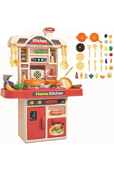 GENERAL 31 Pcs Kids Play Kitchen Set, Toddler Kitchen Playset with Sound & Li...