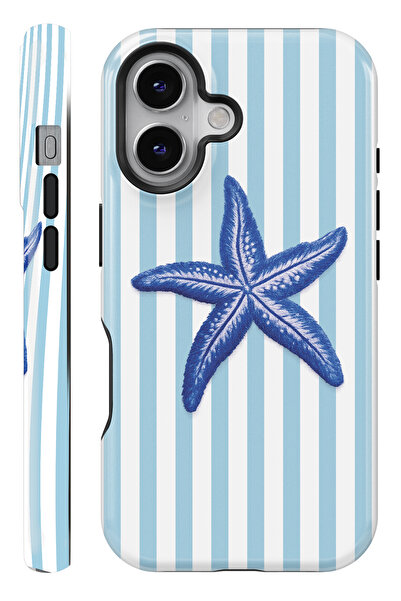 WANNA PROTECT (MAGSAFE) İPhone 16 Plus Deniz Yıldızı Çift Katmanlı Parlak PRO...