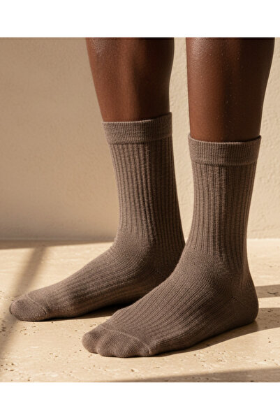Katia&Bony Unisex Basic Brown Socks