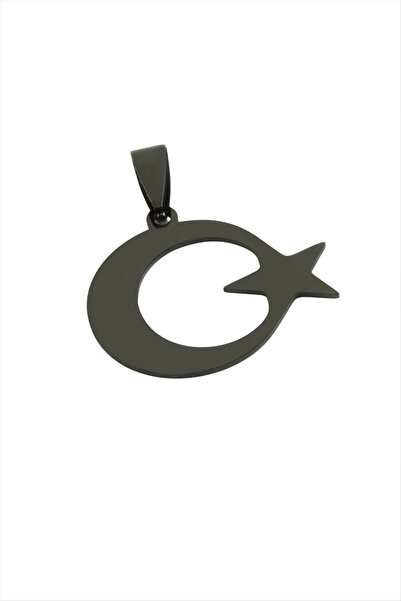 SORA GROUP Moon Star Steel Pendant 2 cm