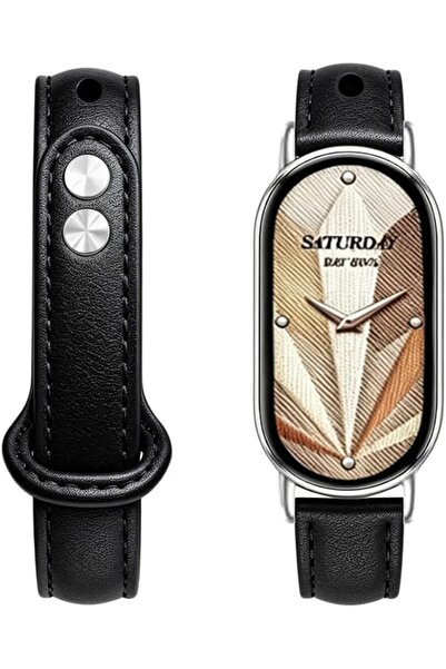 GENERAL Zkius Watch Band for Xiaomi Mi Band 10/9/8, Leather Strap for Mi Band...