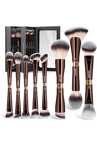 MAANGE Manji Makeup Brush in Brush Shape Made of Aluminum and Synthetic, Coff...
