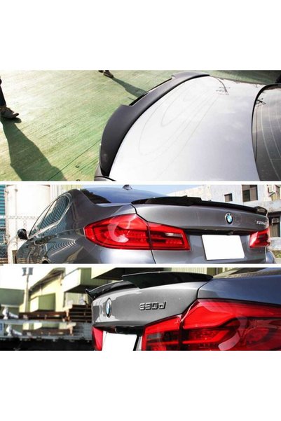 BMW Eleron Spoiler portbagaj tuning Seria 5 G30 M4 negru lucios