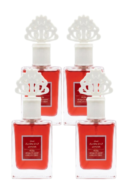 Classic Collection 4 قطع عطر المسك والرمان 25 مل
