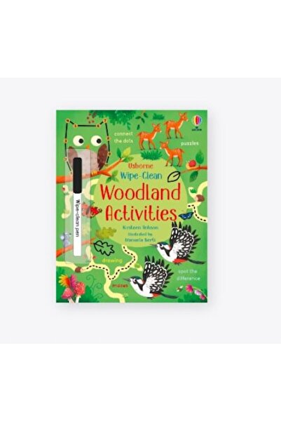 Usborne Publishing Activități în pădure cu ștergere ușoară Usborne