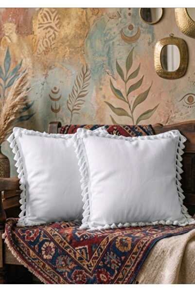 oiphome fashion designer Μποέμ μαξιλάρια διακοσμητικά 2 τεμαχίων, ακατέργαστα...