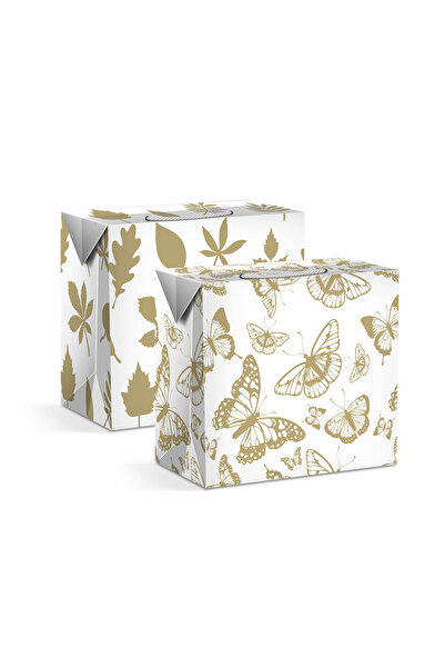 Alista Home Glossy paper gift bag, 22.5x13.5x20 cm, set of 12 pcs