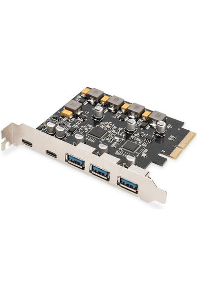 Digitus Κάρτα PCI με 5 θύρες USB 3.1 Type-C Κωδικός: DS-30222