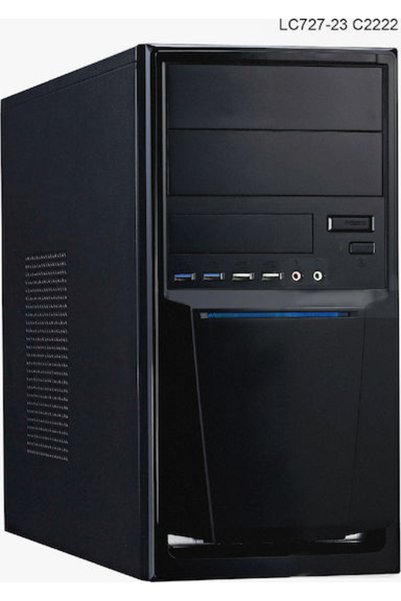 LİNKWORLD 7271-23 Κουτί υπολογιστή Midi Tower Μαύρο