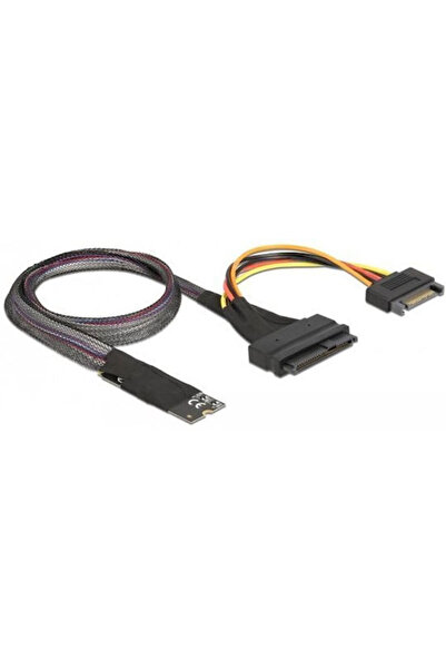 DELOCK 62984 M.2 Key M σε U.2 SFF-8639 NVMe 50 εκ. Μαύρο