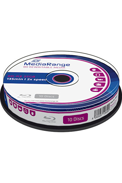 MediaRange BD-RE 2x 25GB Κουτί 10 τεμαχίων Κωδικός: MR501