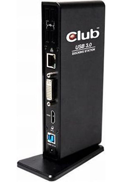Other Club3D USB-A Σταθμός Σύνδεσης με HDMI Ethernet Μαύρο (CSV-3242HD)