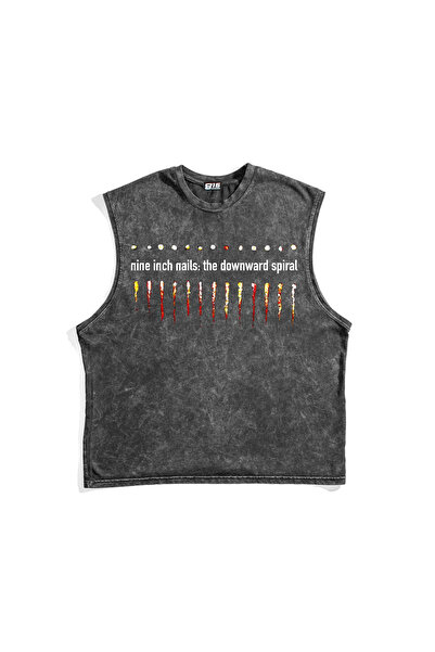Sekizbiraltı Nine Inch Nails the Downward Spiral Back Printed Washable Black ...