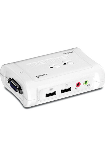 TRENDnet TK-209K Διακόπτης KVM και Δεδομένων με Ήχο / USB 2.0 / VGA
