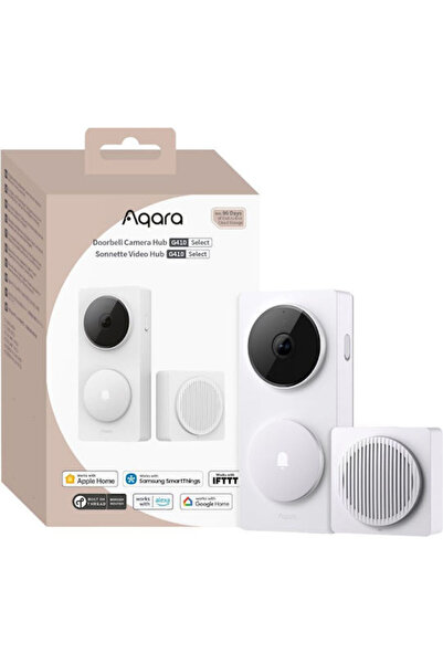 Aqara Ασύρματο κουδούνι πόρτας Wi-Fi συμβατό με Alexa, Google Home και Apple ...