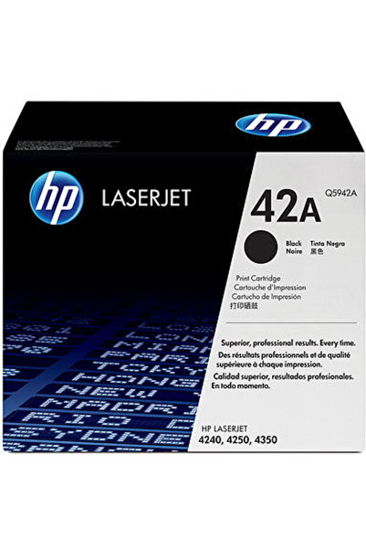 HP 42A Μαύρο Γνήσιο Τόνερ για Εκτυπωτή Λέιζερ (Q5942YC)