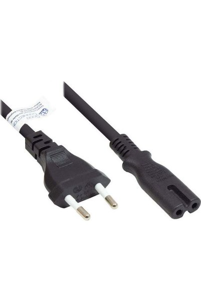Other Alcasa Καλώδιο IEC C7 - IEC C7 5μ Μαύρο