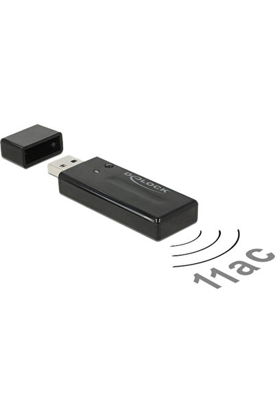 DELOCK 12463 Προσαρμογέας δικτύου USB με ασύρματη σύνδεση Wi-Fi 867Mbps