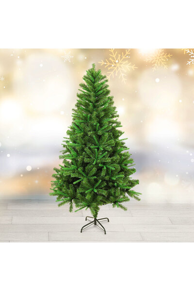 Alista Home Brad artificial de Crăciun 210 cm, două culori, verde închis/desc...
