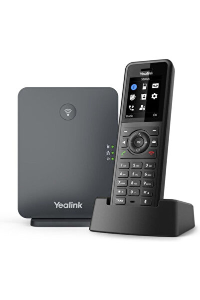 Yealink W77P Ασύρματο Τηλέφωνο IP Μαύρο