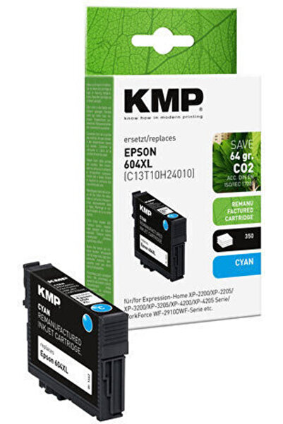 KMP Συμβατό μελάνι για εκτυπωτή inkjet Epson 604XL (T10H2) 350 σελίδες 5ml Κυ...