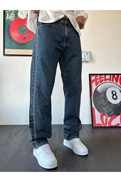 XPUPPETWEAR Embroidered Baggy Fit Jean