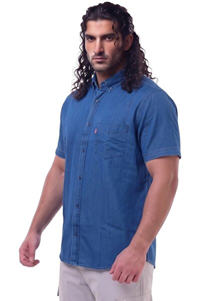 marufshop Men's Large Size Suitable for up to 155 Kilograms Wide Fit Short Sl...