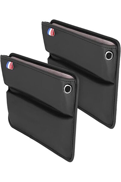 Bukela 2 Pcs Car Seat Gap Filler Organizers PU Leather Auto Seats Gap Storage...